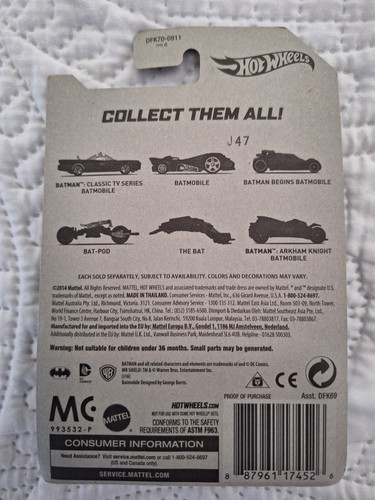Batman Bat Mobile SAMMLUNG HOTWHEELS MENGE 5 - Bild 12 von 12