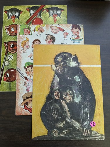 Vintage Art Books by Walter T Foster How to Draw Animals Comics and Cartoons - Picture 4 of 12