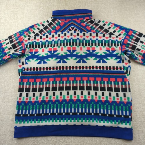Columbia Jacket Mens XL Powder Keg Fleece Pullover Colorful Aztec Retro AM2206 - Picture 3 of 13