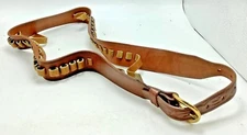 VTG Black Sheep Brand 4123 Ammo belt size Large  Fits 39” to 43” waist Leather