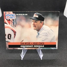 NFL - Sam Wyche 1991 Pro Set Football Head Coach - Bengals