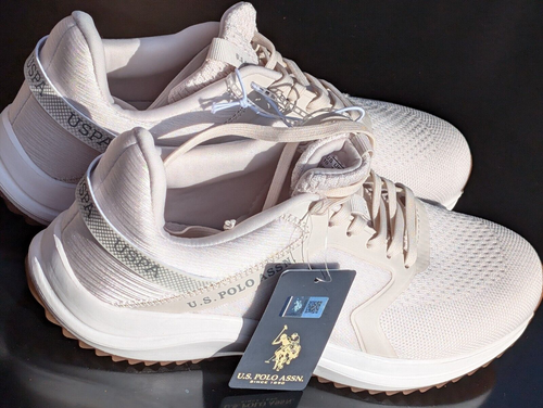 EE. UU. Polo Assn. Mujer Off White/Marfil Zapatillas Informales Reino Unido talla 7.5/US 10/EUR42 - Imagen 13 de 13