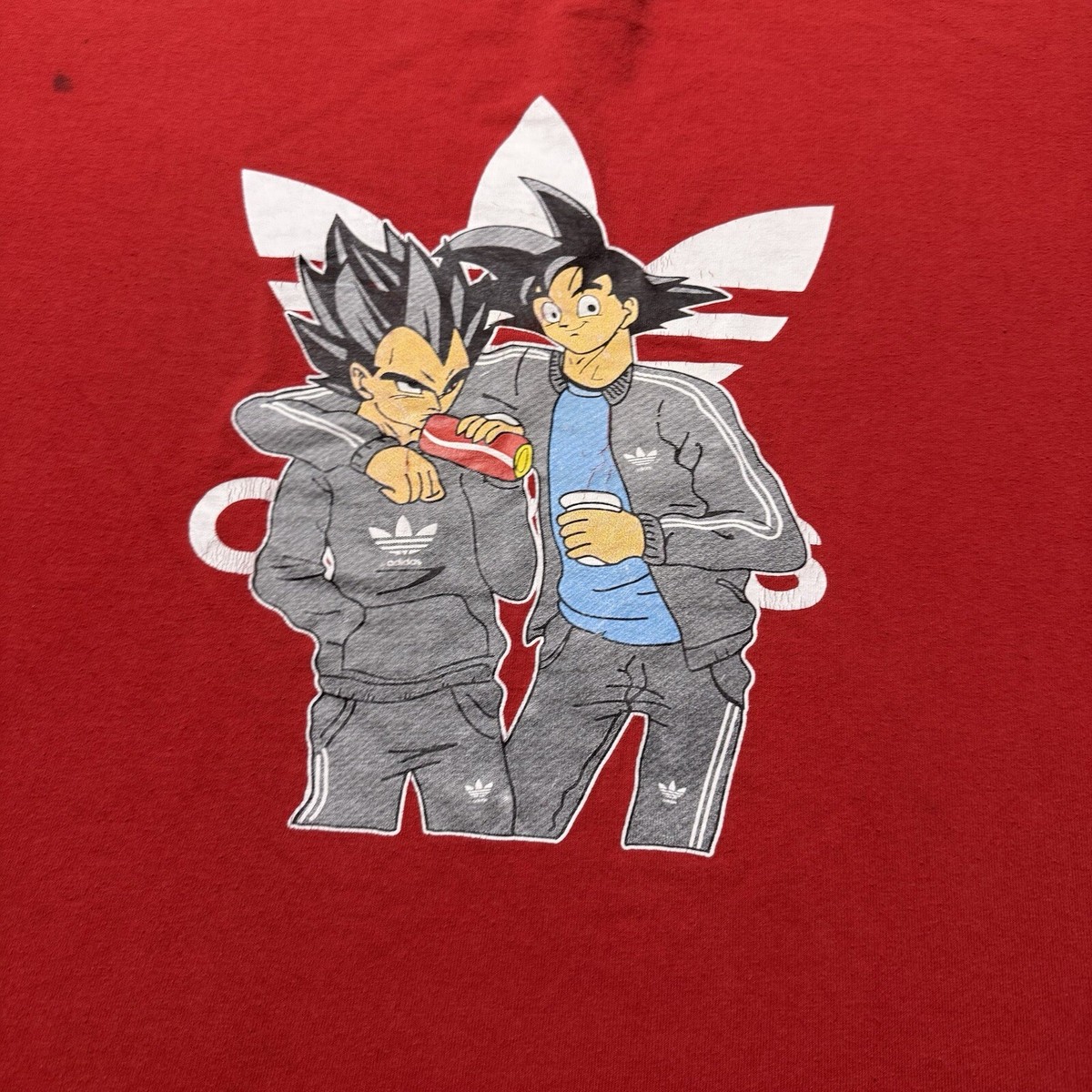 Dragon Ball Z Fajita Goku adidas Men's XL T-Shirt | eBay