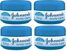 4 JOHNSON  S, Body Care, Moisturizing Cream, All Skin Types, 4 X 100g /3.5 fl.oz
