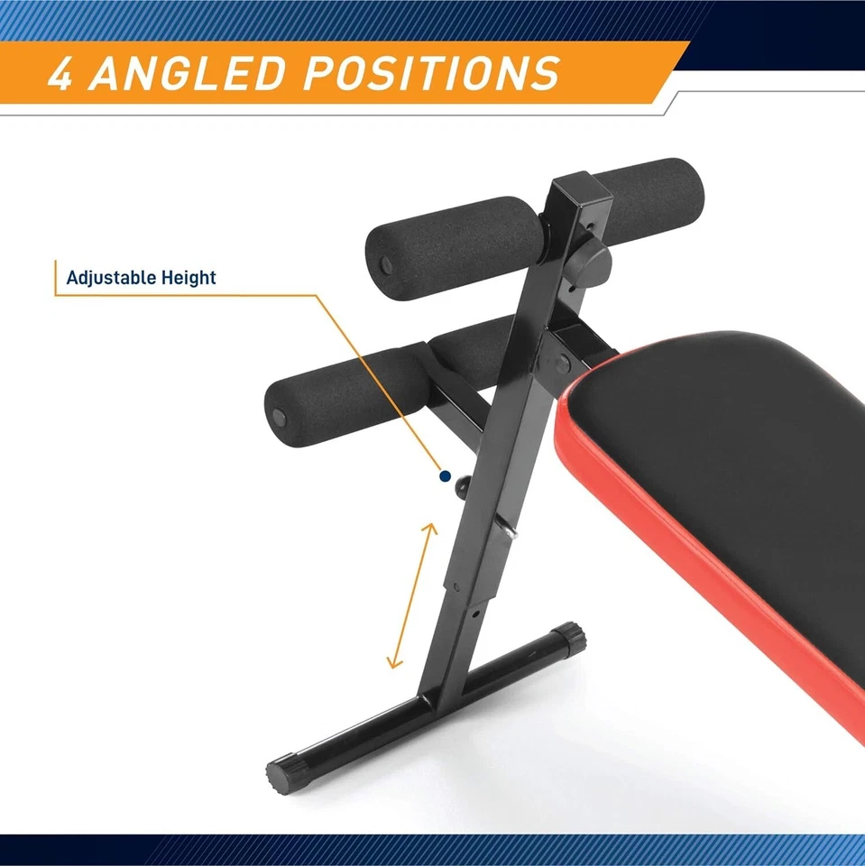 Utility Slant Board w/ Headrest – Folding Design with Adjustable Positions , ... - Image 4 of 4