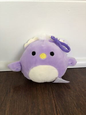 Elina the Peacock Clip On Squishmallow 