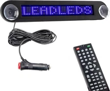 Dc 12v Remote Led Car Sign Programmable Scrolling Message Sign Board Car Shop