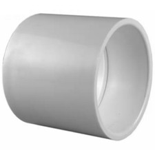 2 in. PVC Schedule 40 S x S Coupling for Pipe Connections in Plumbing Systems