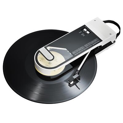 Audio-Technica AT-SB727 Weiß Kabellos Plattenspieler Sound Burger Original Japan