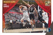 Luka Doncic 2021-22 NBA Hoops Basketball Magicians Insert Card #5 Mavericks NBA