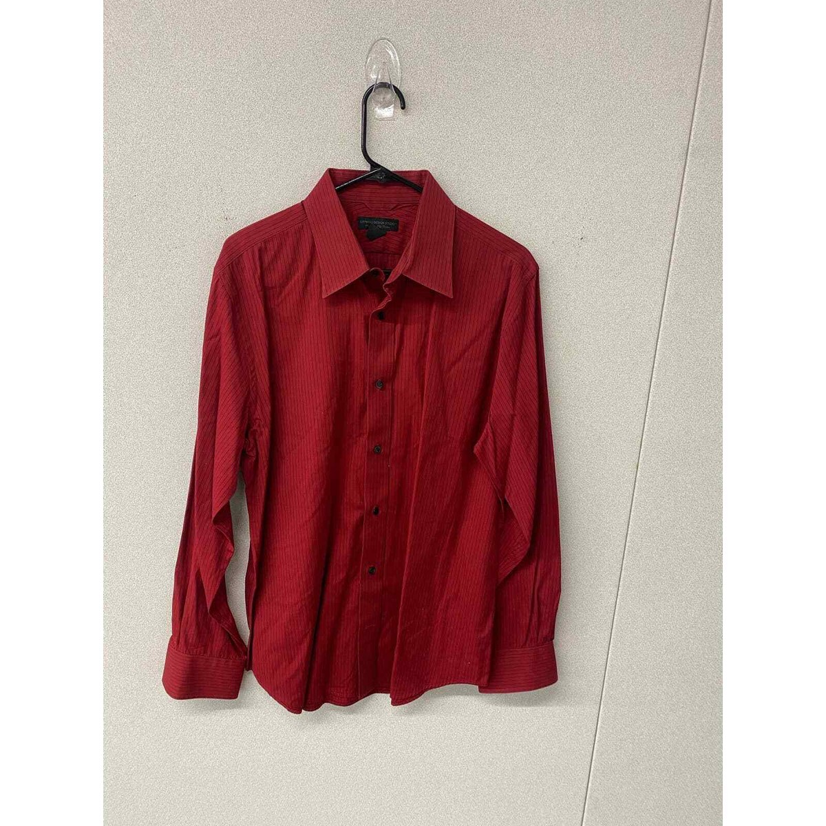 16.5 32 dress shirt G-Style USA Men's Regular Fit Long Sleeve Solid Color Dress Shirts - White - Large - 16-16.5