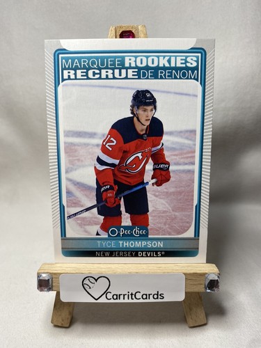 21 22 O Pee Chee Hockey Tyce Thompson Marquee Rookies Sp 522 New Jersey Ebay