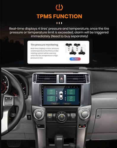 9'' Android 10.1 Car Stereo Radio GPS Navigation FM For Toyota 4Runner 2009-2019 - Picture 7 of 23