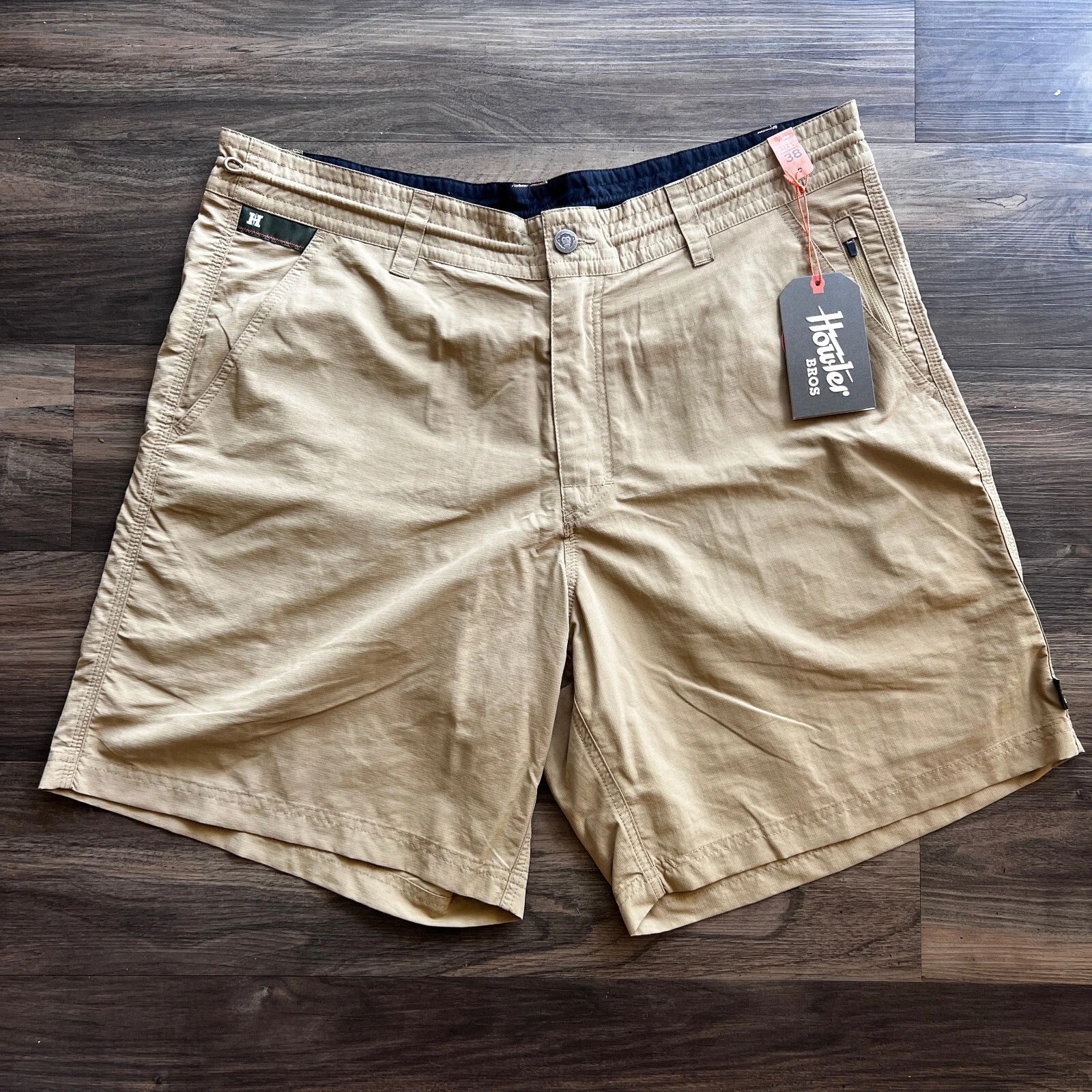 NWT Howler Bros Horizon Hybrid Shorts 2.0, quick drying 100% nylon ripstop Sz 38