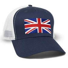 England British Union Jack Flag Baseball Hat Snapback Trucker Cap Standard Size