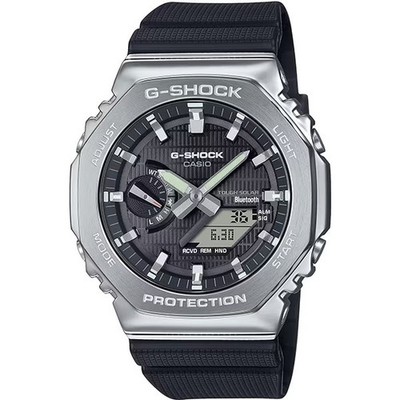 New CASIO G-Shock GBM 2100 1AJF Tough Solar Metal Bezel Bluetooth Smartphone Lin