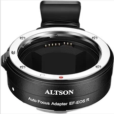 Altson Lens Adapter with Auto Focus Canon EOS EF EFS lens to EOS R RF R5 R6 R10