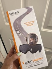 HoMedics MobileComfort Sleep Mask Eye Cups w/ Vibration  Headphones Gray/Black