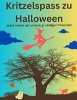 Kritzelbuch Halloween, Malbuch FüR Kinder, Gruselige Motive, Zeichnen