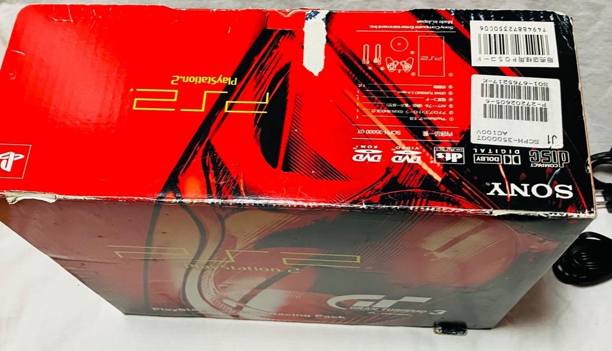 SONY PlayStation 2 PS2 SCPH-35000 GT3 Racing Pack Black console