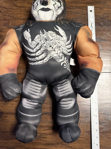 VINTAGE 1998 Wrestling WCW NWO Sting Bashin Brawler Plush Doll pillow 21" - Picture 6 of 7