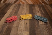 vintage toy train AUBURN rubber