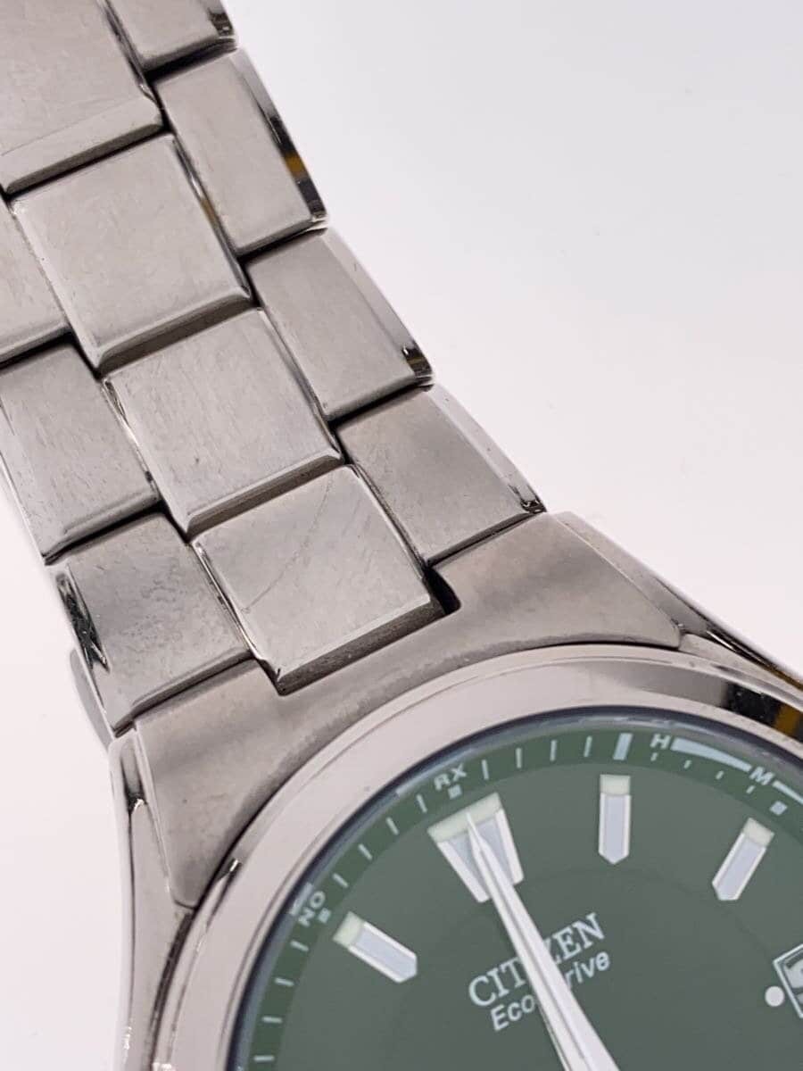 Citizen Attesa H110-T011331 Date Titanium Eco Drive Solar Mens