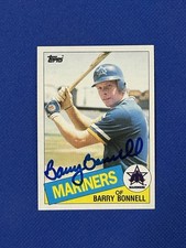 1985 Topps #423 Barry Bonnell Autograph auto signed