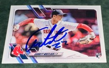 GARRETT WHITLOCK SIGNED BASEBALL CARD 2000 TOPPS ROOKIE CARD RC  AUTOGRAPHED. rookie card picture