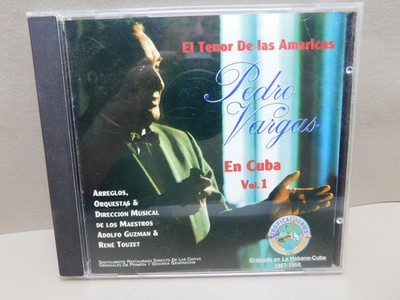Pedro Vargas - El Tenor de las Americas En Cuba Vol.1 CD 1995 VDC Clean Tested