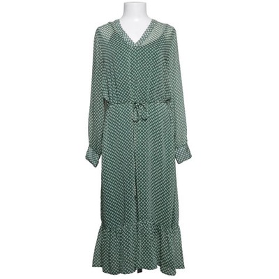 Ichi, Kleid, Größe: 36, Grün/Weiß/Mehrfarbig, Recyceltes Polyester #TIu