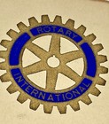 Rotary International Paper Sign Wall Art: Four Objects c 1912-1930 RARE! — photo 2
