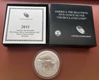 2011 American the Beautiful Glacier Silver 5oz Uncirculated Coin