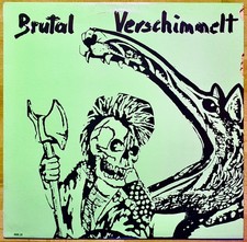 Brutal Verschimmelt 1st GER Press 1983 Rock-O-Rama Records VG+ / G+ Vinyl LP