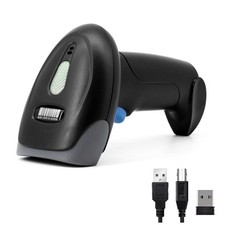 2D Wireless Bluetooth Barcode Scanner 2000mAh Handheld 1D QR Code Reader POS