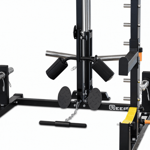 Reeplex RM90 Smith Machine + Squat Rack + Lat Pulldown Bench + 100kg Olympic Wei - Picture 6 of 17