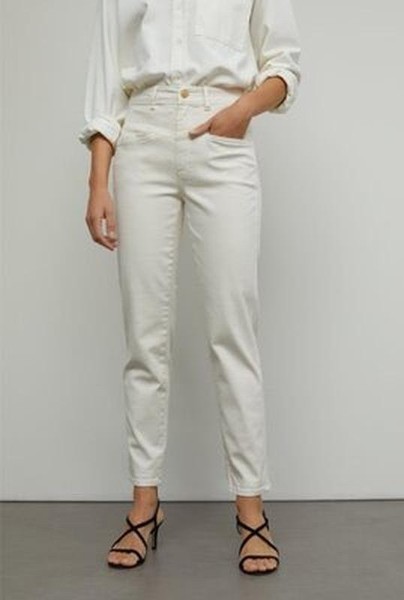 Women Closed Jeans White 28 / M