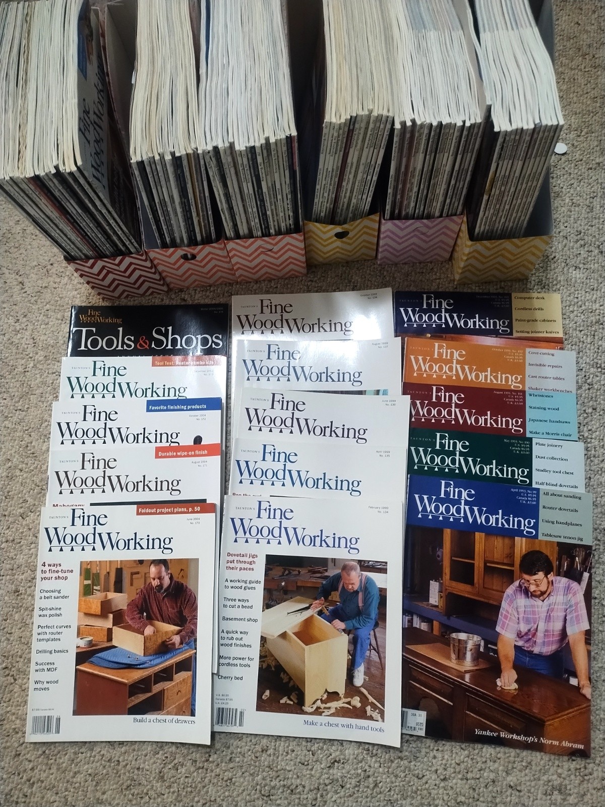 Fine Woodworking Magazine 1993-2010 Back Issues Tools & Shops YOU CHOOSE!