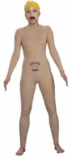 Fake Naked Nude Inflatable Doll Woman Costume Standard