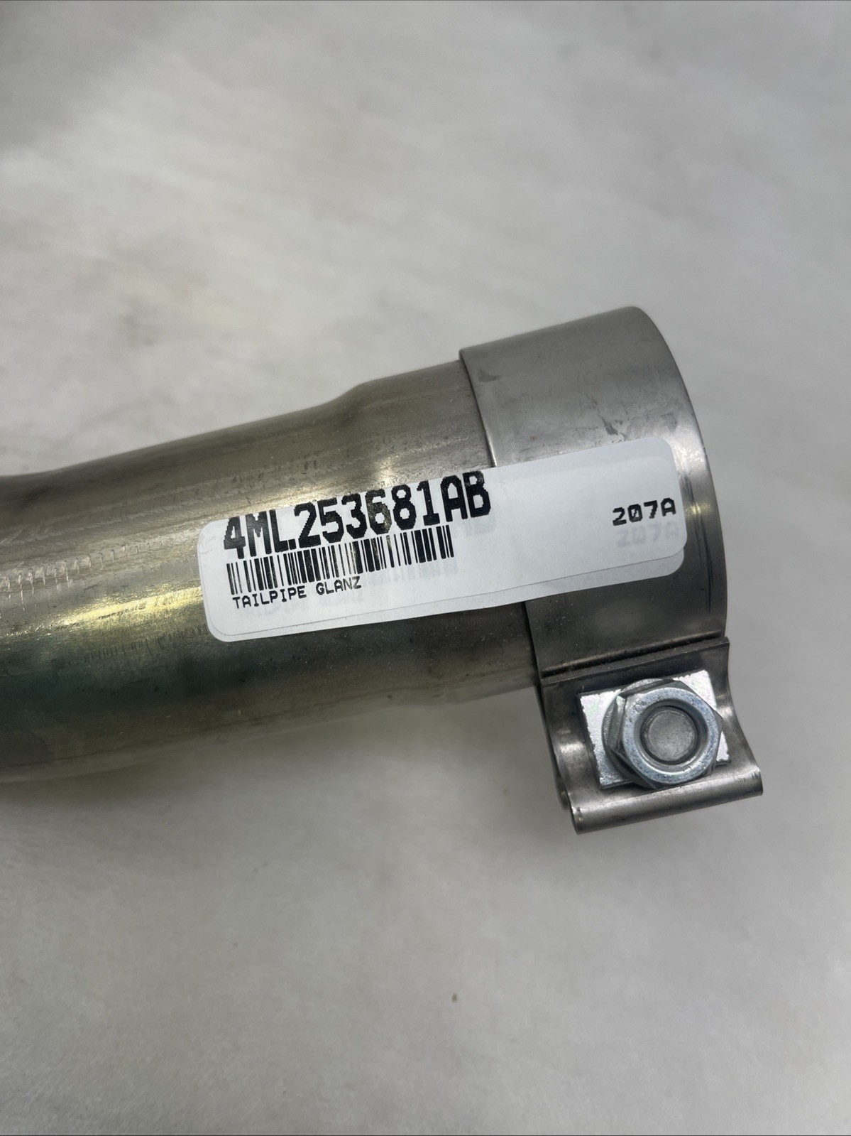 2018-2022 Lamborghini Urus Exhaust Tailpipe and Tip, Chrome 4ML253681AB, New OEM
