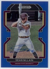 2022 Sean McLain Prizm Draft Blue Prizm  Auto  RC 15/99    #PDP165 (F878)