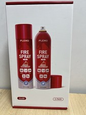 2 Pack PLEMO 620ml Small Fire Extinguisher Foam Spray for Office Home Car Garage