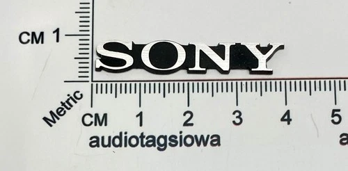 SONY PVM Models Television Badge Label Custom Made Incised Self Stick