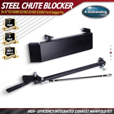 Mower Chute Blocker For 61'' ICD IS700Z ISX800 IS2100Z IS3100Z IS3200Z ISX3300