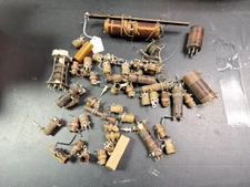 Mixed lot of new and used antique radio IF RF Antenna Coils