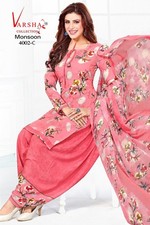 Designer Synthetic Pakistan Pullover Salwar Kameez Punjabi Dress Indian Crepe