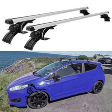 For Ford Fiesta MK6 MK7 48" Aluminium Roof Rack Cross Rail Bar Luggage Carrier