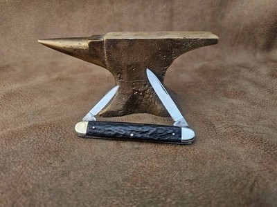 Vintage J.A Heckels Solingen Germany Senator pen knife stag