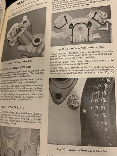 Ford 427 Single Overhead Cam Blueprinting Tune-up Hints Cammer G & T Equipment C - Picture 15 of 15