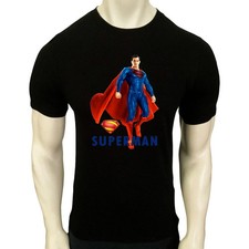 NWT SUPERMAN SUPERHERO LOGO COMICS MEN'S SHORT SLEEVE T-SHIRT